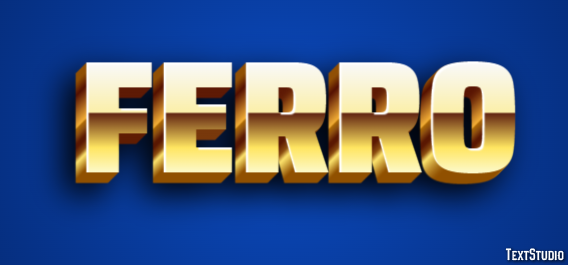 Ferro Efeito do texto