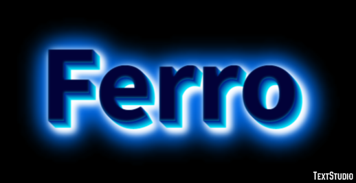 Ferro Efeito de texto