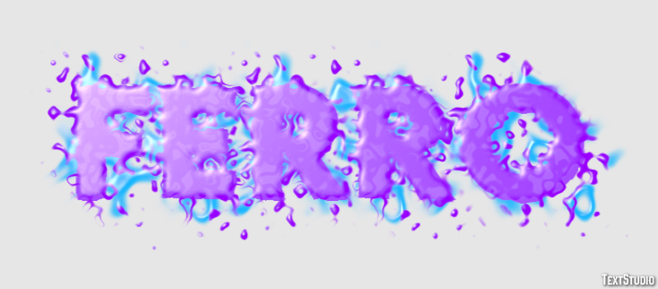 Ferro Efeito do texto