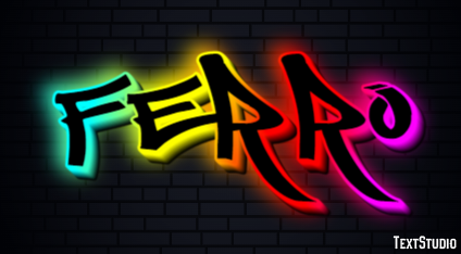 Ferro Efeito do texto