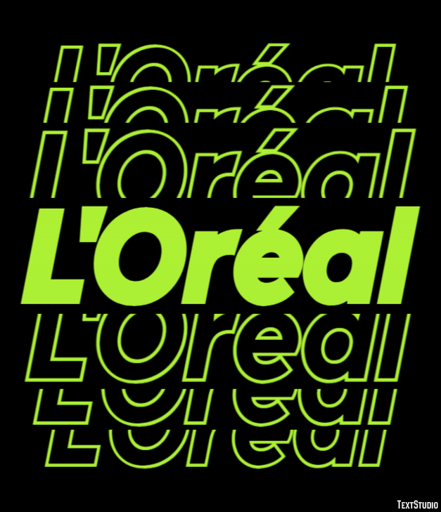 L'Oréal Effetto testo