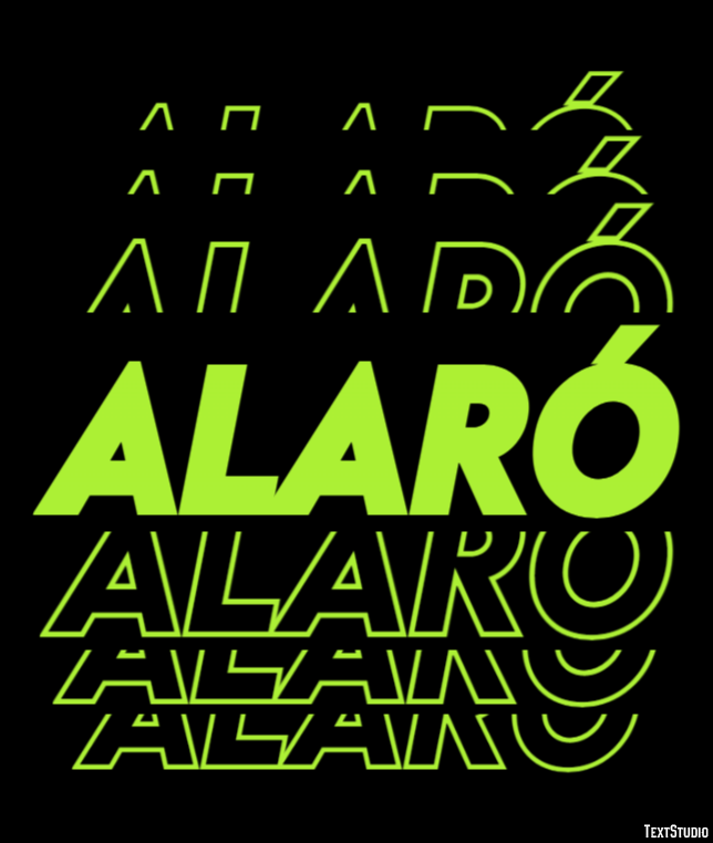 Alaró Текстовый эффект