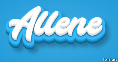 Allene Text Effect