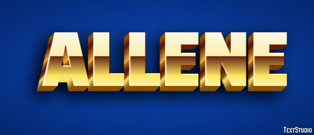 Allene Text effect