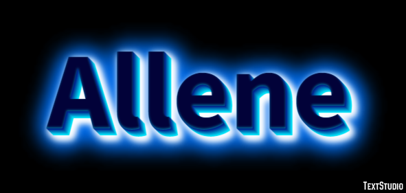 Allene Text Effect