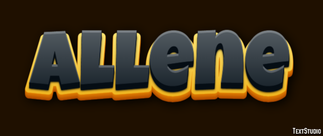 Allene Text effect