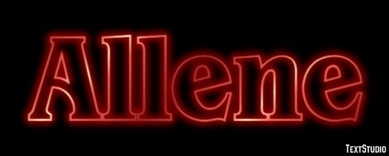 Allene Text Effect