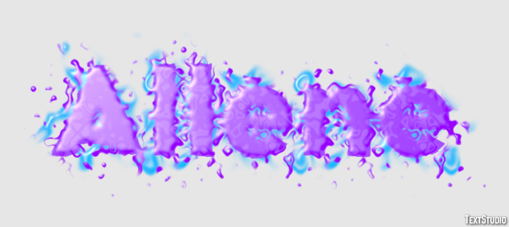 Allene Text effect