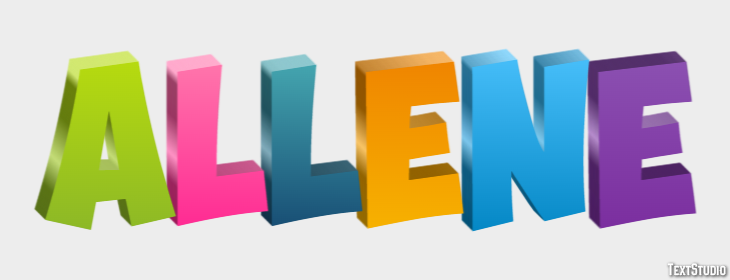 Allene Text Effect