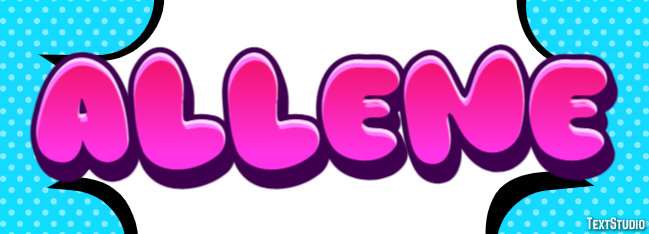 Allene Text effect