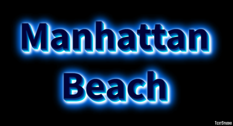 Manhattan Beach Text Effect