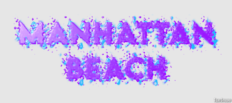Manhattan Beach Text Effect