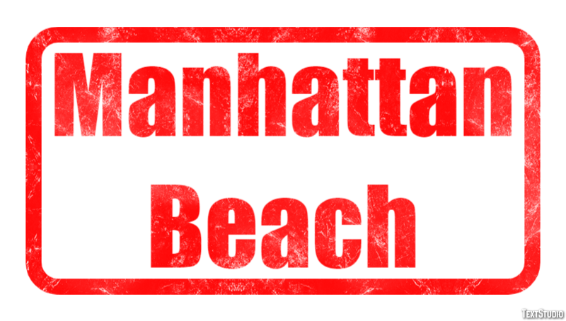 Manhattan Beach Efekt tekstowy