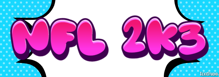 NFL 2K3 Text effect