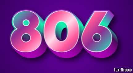 806 Text Effect