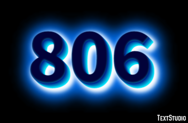 806 Text Effect