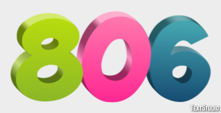 806 Text Effect