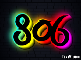 806 Text Effect
