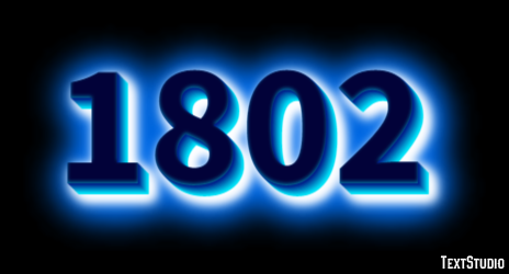 1802 Text Effect