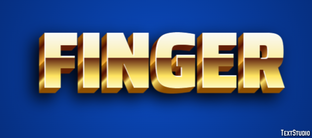 Finger Text Effect