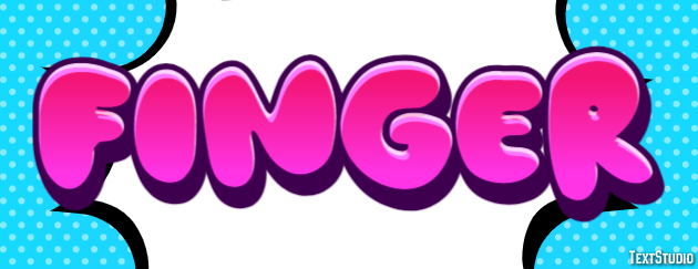Finger Text Effect