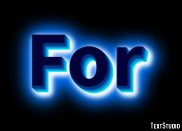 For Metin Efekti