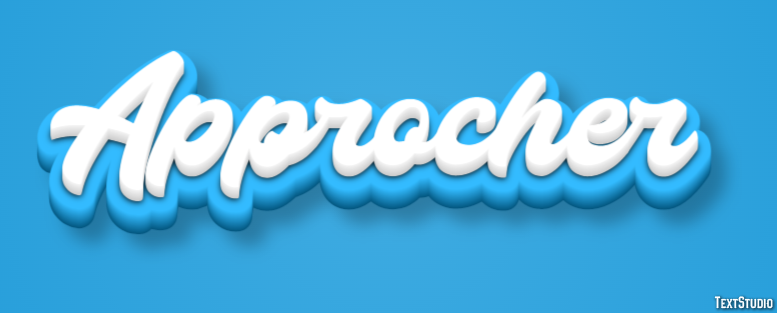 Approcher Text Effect