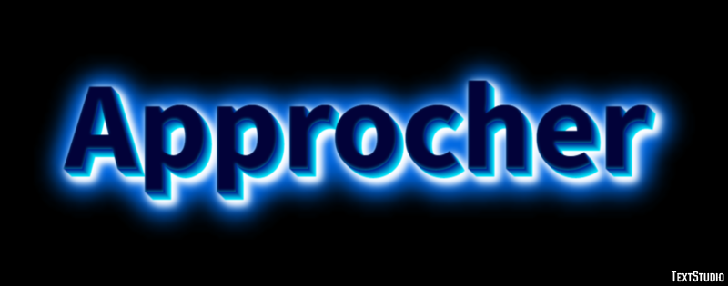 Approcher Text Effect