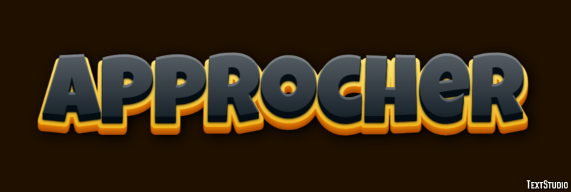 Approcher Text Effect
