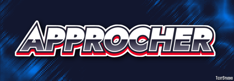 Approcher Text Effect