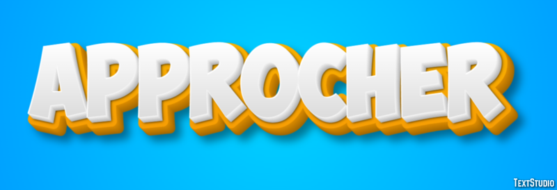 Approcher Efecto de texto