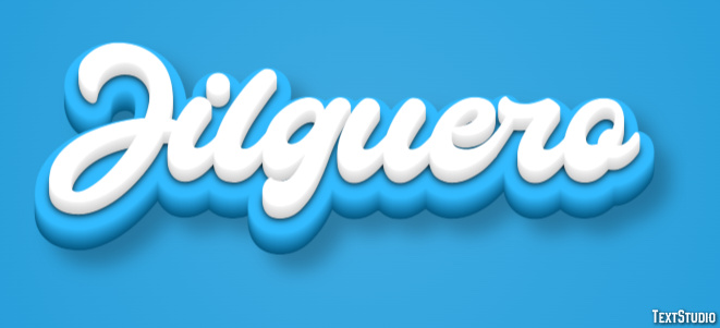 Jilguero Efecto de texto