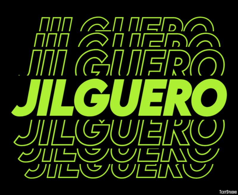 Jilguero Efecto de texto