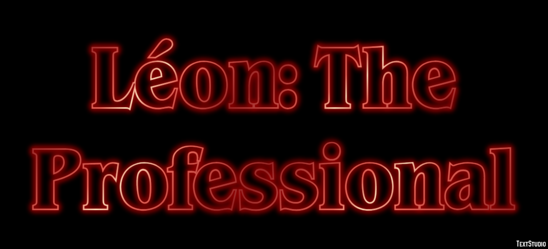 Léon: The Professional Tekst Effect