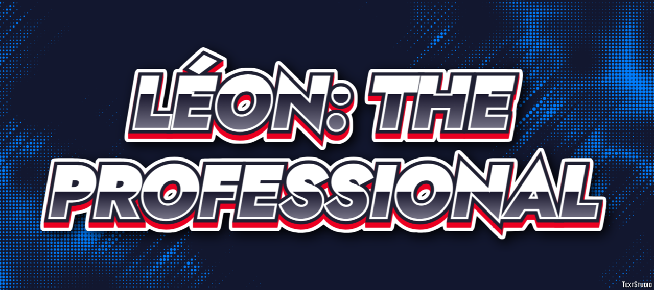 Léon: The Professional Text effect