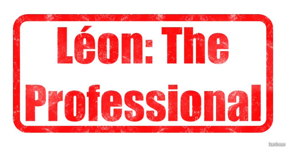 Léon: The Professional Tekst Effect