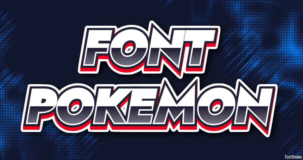 Font Pokemon Text Effect