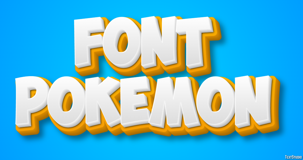Font Pokemon Text Effect