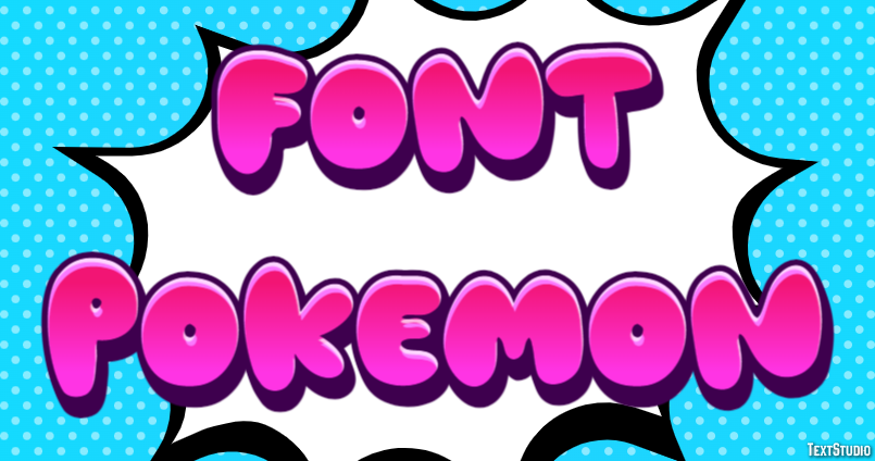 Font Pokemon Text Effect