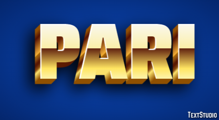 Pari Text effect