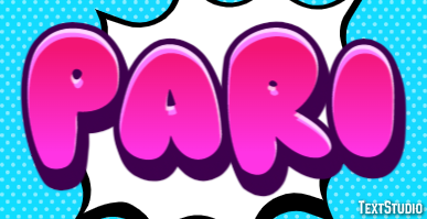 Pari Text effect