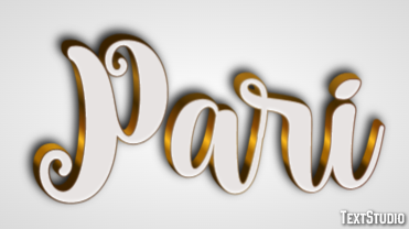 Pari Text effect
