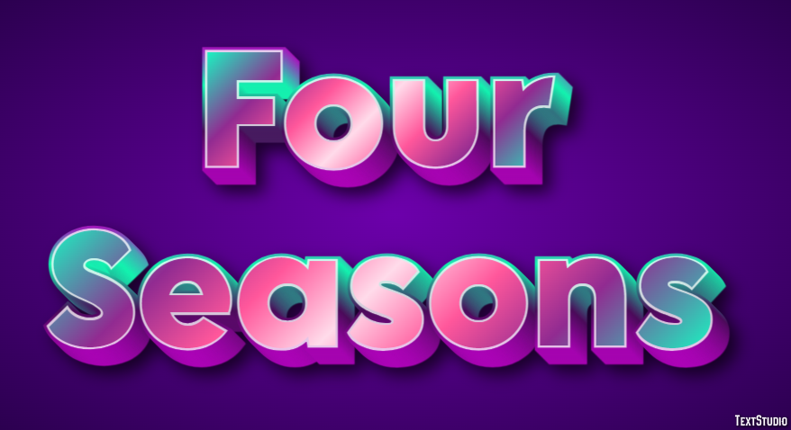 Four Seasons Metin Efekti