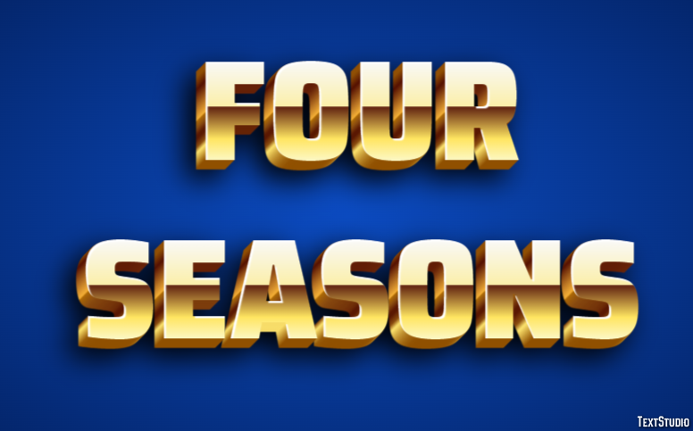 Four Seasons Efekt tekstowy