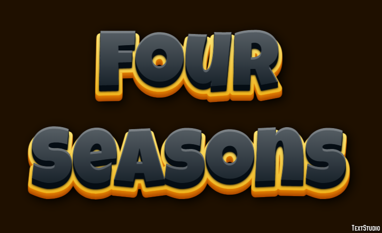 Four Seasons Efekt tekstowy