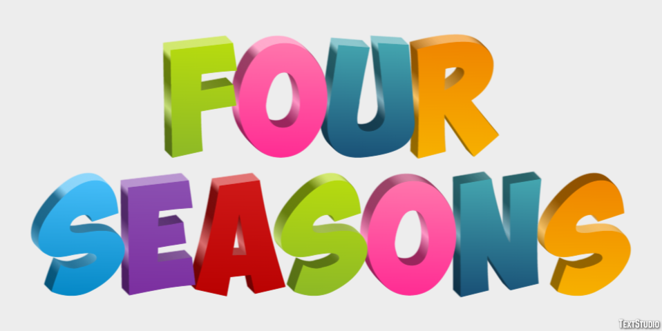 Four Seasons Metin Efekti