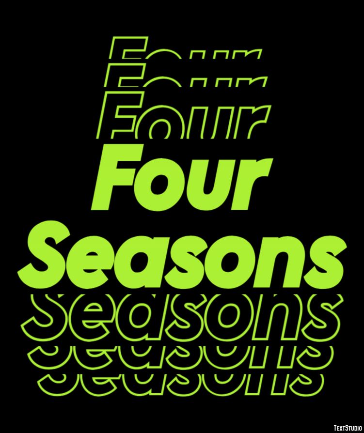 Four Seasons Metin Efekti