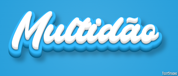 Multidão Efeito do texto