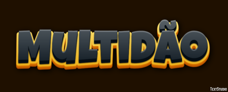 Multidão Efeito do texto
