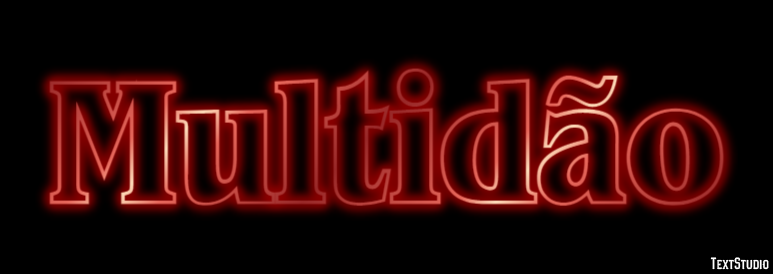 Multidão Эффект текста